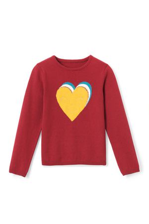 Пуловер с вышивкой 3-12 лет La Redoute Collections 122006 купить с доставкой