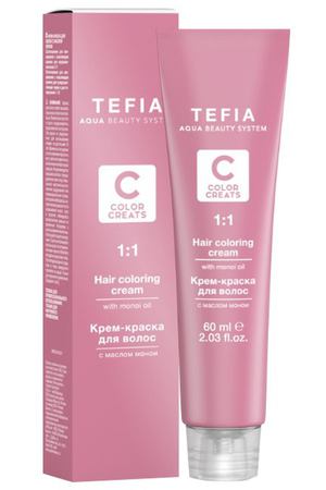 TEFIA 6.11 краска для волос, темный блондин пепельный интенсивный / Color Creats 60 мл Tefia 25218