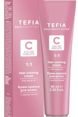 TEFIA 4.8 краска для волос, брюнет шоколад / Color Creats 60 мл Tefia 24877 купить с доставкой