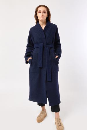 Зимнее пальто ASHE S16-C1w-blue