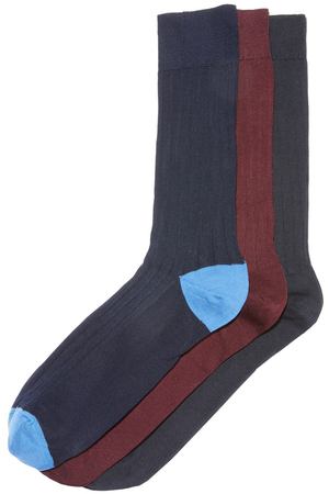 Комплект из 3 пар носков, 100% шотландское волокно La Redoute Collections 93026