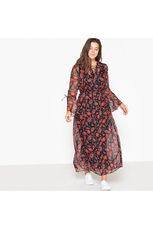Платье длинное с цветочным рисунком CASTALUNA 112237