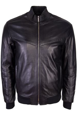 Кожаная куртка Dirk Bikkembergs CH01900D1152C74 Черный вариант 3 купить с доставкой