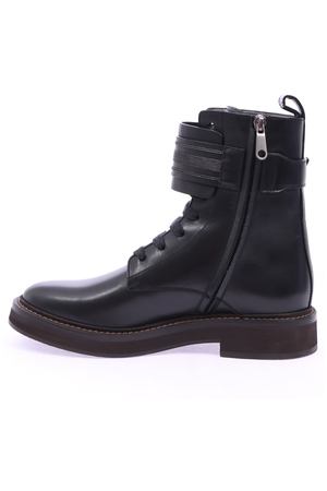 Кожаные ботинки Brunello Cucinelli MZBSG1293 C101 Черный вариант 3 купить с доставкой