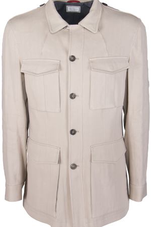 Однотонная куртка BRUNELLO CUCINELLI Brunello Cucinelli md4236840 cx298 Бежевый вариант 2 купить с доставкой