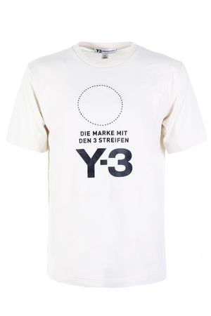 Футболка с принтом Stacked Logo Y-3 DP0478 Белый