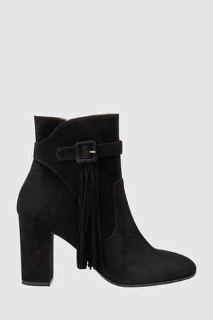 Замшевые ботильоны Christina Bootie 85 Aquazzura 97537204