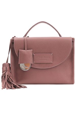 Кожаная сумка Santoni DFBBA1535BA-AAD1P60 Розовый вариант 2