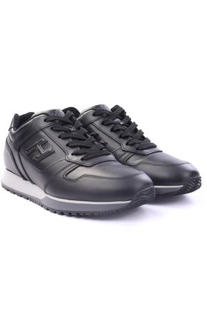 Кожаные кроссовки HOGAN Hogan  HXM3210Y850KLAB999 Черный вариант 2 купить с доставкой