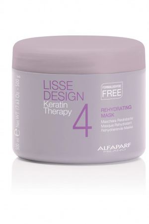 ALFAPARF MILANO Маска кератиновая увлажняющая восстанавливающая для волос / LISSE DESIGN REHYDRATING MASK 500 г Alfaparf 8974 вариант 2