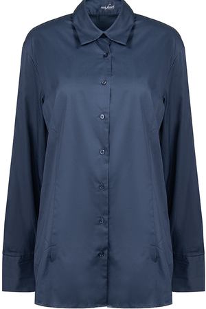 Однотонная рубашка Van Laack Van Laack 130830/780 Синий/лампасы вариант 2