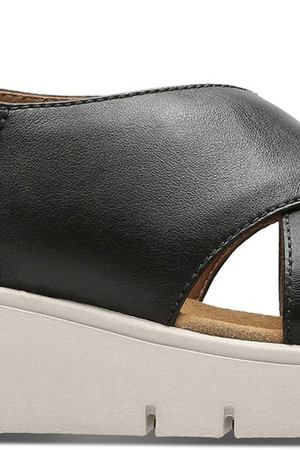 Босоножки кожаные Un Karely Hail Clarks 69771 купить с доставкой