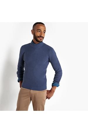 Пуловер с круглым вырезом из плотного трикотажа La Redoute Collections 20389 купить с доставкой