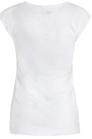 Хлопковая футболка Bisibiglio Bisibiglio T-SHIRT/Viso cerbi Белый купить с доставкой