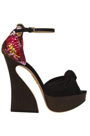 Комбинированные босоножки Flamboyant Vreeland Charlotte Olympia 10245748