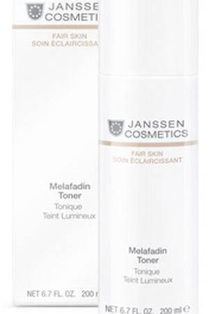 JANSSEN Тоник осветляющий / Melafadin Toner FAIR SKIN 200 мл Janssen 3301