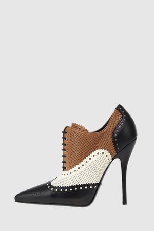 Кожаные ботильоны Gucci 47049843 вариант 2 купить с доставкой
