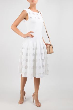 Приталенное платье ALAIA Alaia 7s9rh16rm299 Белый
