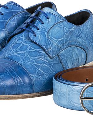 Комплект: туфли + ремень HOMAND Homand H0201-72/08-+ремень  ярк-син