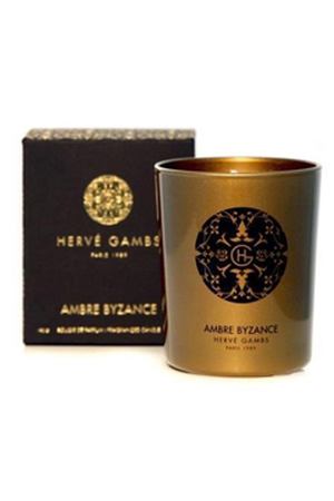 HERVE GAMBS Ambre Byzance Fragranced Candle Парфюмированная свеча 190 г Herve Gambs ERVC190AB