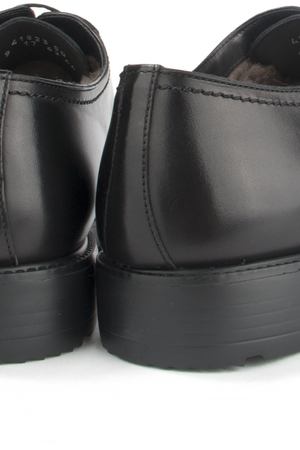 Кожаные туфли-дерби с мехом MORESCHI Moreschi 41823/класс/обл.подошва/ Черный купить с доставкой