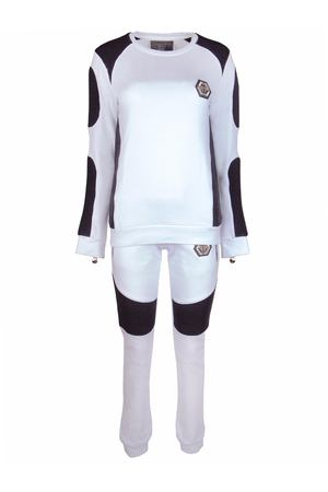 Спортивный костюм из хлопка Philipp Plein Philipp Plein F18C WJO0346/WJT0476 Белый купить с доставкой