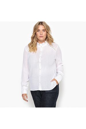 Рубашка с воротником-стойкой, длинными рукавами 100% хлопок CASTALUNA 124759