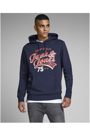 Свитшот с капюшоном и логотипом с рисунком спереди Jack&Jones 128575