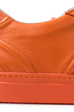 Кожаные кеды STOKTON Stokton 532-u arancio Оранжевый вариант 2 купить с доставкой