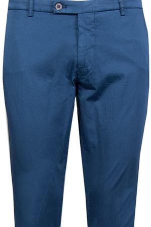 Хлопковые брюки Berwich Berwich sc/1 mx011x blu Синий купить с доставкой