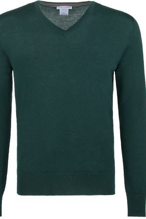 Шерстяной пуловер Gran Sasso Gran Sasso Premium 54115/14190/497- Зеленый купить с доставкой