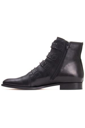 Кожаные ботинки Pertini 182W15091D2/ремешки Черный