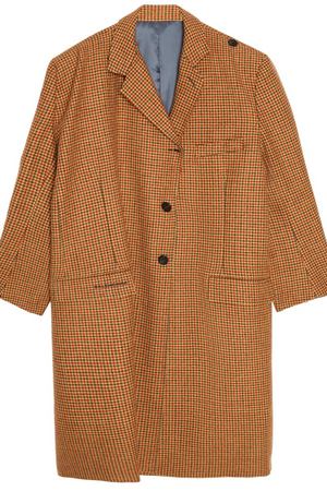 Пальто из шерсти и мохера в клетку Balenciaga 39753283 вариант 3