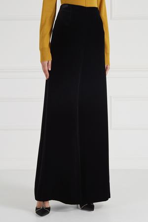 Бархатные брюки-палаццо Roland Mouret 18761410 купить с доставкой