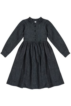Платье-рубашка из шерсти и шелка Lu Kids 197961559 купить с доставкой