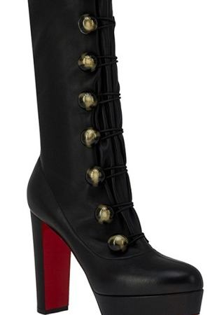 Кожаные ботфорты Alta Manuela 120 Christian Louboutin 10661595