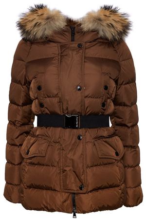 Пуховик c поясом Clio Moncler 3462590