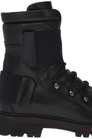 Черные ботинки на шнуровке Brigitte Moncler 3457182 купить с доставкой