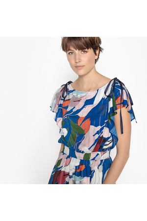 Платье прямое и длинное с цветочным принтом La Redoute Collections 112728