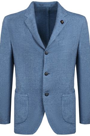 Пиджак с накладными карманами Lardini Lardini 43218812-св.гол купить с доставкой