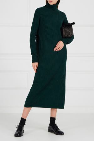 Зеленое платье из шерстяного трикотажа Addicted 173365763 купить с доставкой