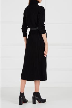 Черное платье из шерстяного трикотажа Addicted 173365784 вариант 2 купить с доставкой