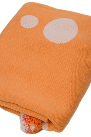 Оранжевое покрывало с помпонами «Цирк» La Petite Joie 209467699 вариант 2 купить с доставкой