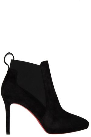 Замшевые ботильоны Crochinetta 100 Christian Louboutin 10667771