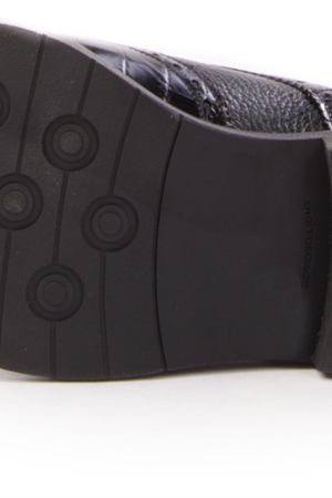 Кожаные дерби Pertini Pertini 172M60015D1/ кроко.принт/Черный