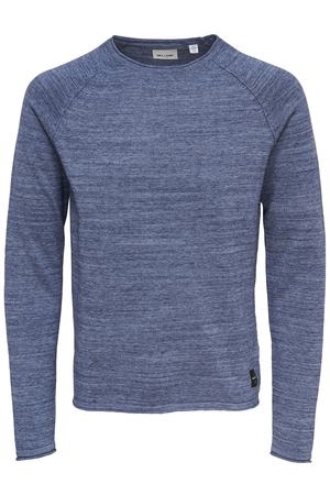 Пуловер с круглым вырезом из тонкого трикотажа Only & Sons 122062