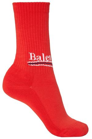 Красные хлопковые носки Balenciaga 39769474