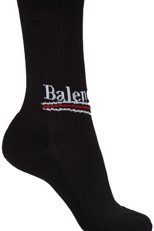 Черные хлопковые носки Balenciaga 39769477