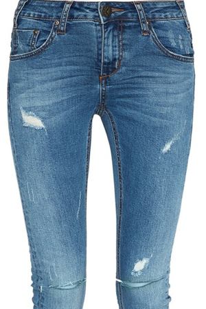 Синие джинсы-скинни с прорезями One Teaspoon 109270177 вариант 2