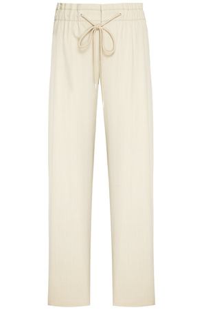 Широкие брюки бежевого цвета Vince 186370395 вариант 2